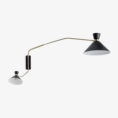 La Redoute Zoticus Aged Brass XL Double Wall Light