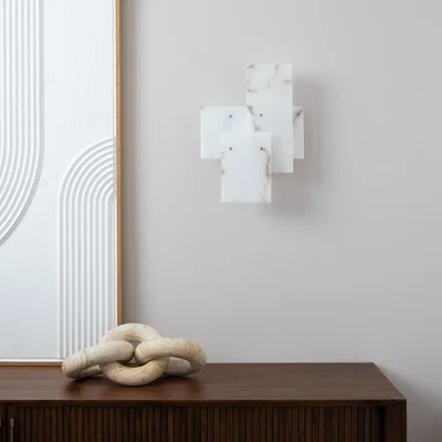 La Redoute Calcea Alabaster Wall Lamp