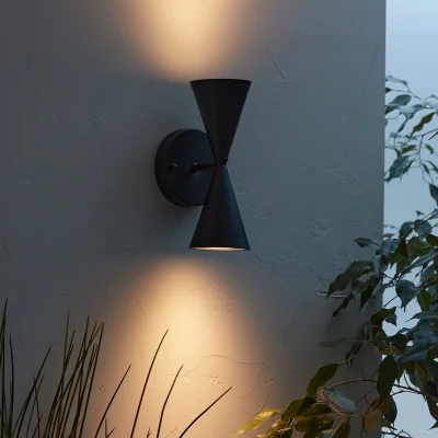 La Redoute Bisbille Metal Exterior Double Wall Light