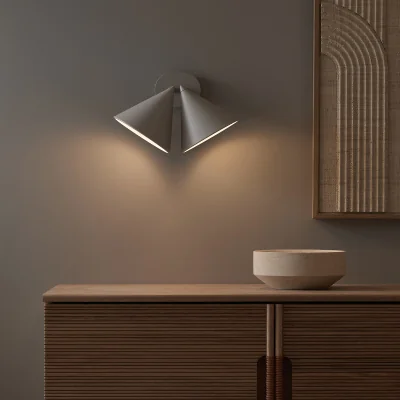 La Redoute Moke Double Cone Wall Light