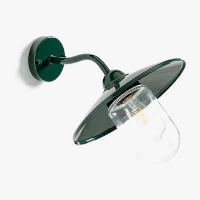 La Redoute Tucene Indoor/Outdoor Wall Light in Glass & Metal