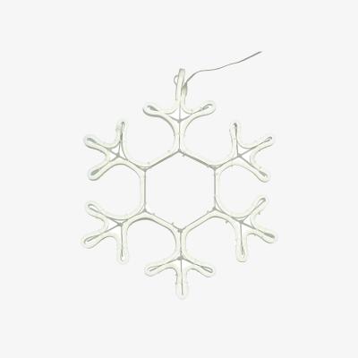 La Redoute 41cm White Neon Snowflake LED Wall Light