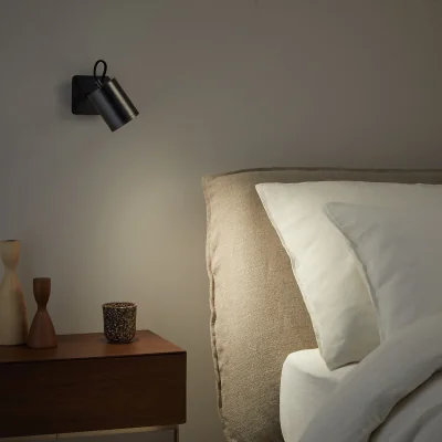La Redoute Girevole Graphite Adjustable Spotlight Wall Lamp