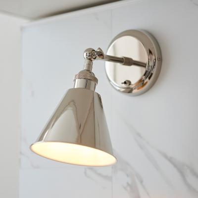 La Redoute Halle Wall Light in Bright Nickel