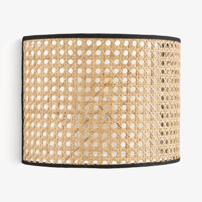 La Redoute Dolkie Rattan Cane Wall Light