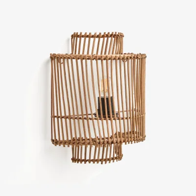 La Redoute Haya Rattan Wall Light