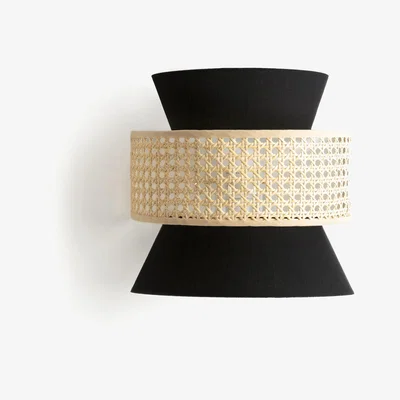 La Redoute Dolkie Rattan Cane Wall Light Shade