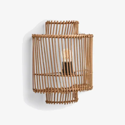 La Redoute Haya Rattan Wall Light