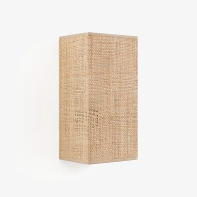 La Redoute Dolkie Rectangular Raffia Wall Light
