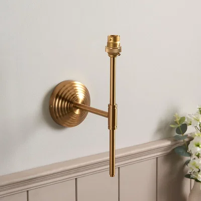 La Redoute Orson T Bar Wall Light in Brushed Aged Brass