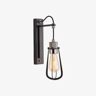 La Redoute Henley Industrial Cage Wall Light