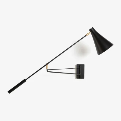La Redoute Jameson Articulated Matte Metal 1-Arm Wall Light