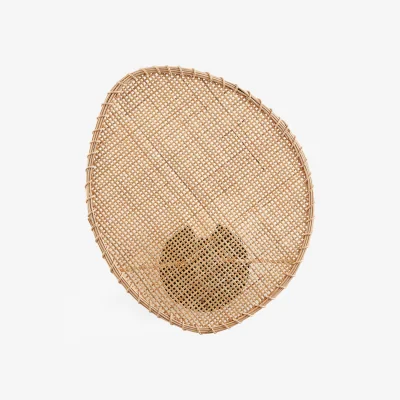 La Redoute Canopee Small Rattan Wall Light by E. Gallina