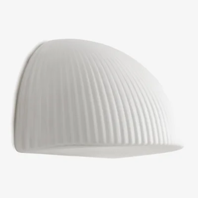 La Redoute Loulou Wall Light in Striated Opaline Glass
