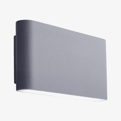 La Redoute Outdoor Grey Contemporary Rectangular Diffused Wall Light