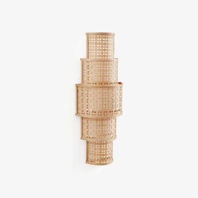 La Redoute Trepino 63cm High Bamboo Wall Light