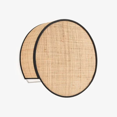 La Redoute Dolkie 28cm Diameter Round Raffia Wall Light