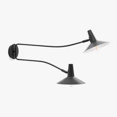 La Redoute Lidia Double Articulated Metal Wall Light