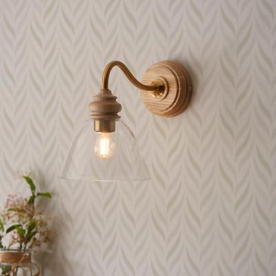 La Redoute Clover 1 Wall Light in Natural Ash