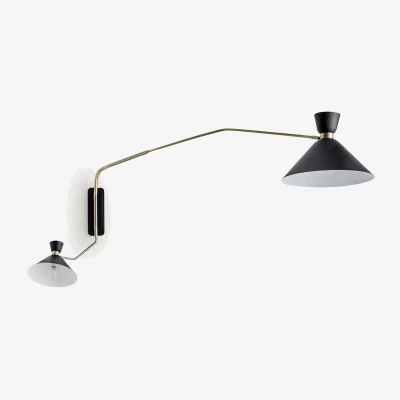 La Redoute Zoticus Aged Brass XL Double Wall Light
