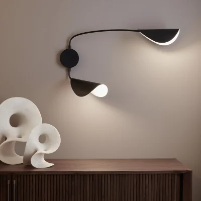 La Redoute Funambule Contemporary Metal 2-Arm Wall Light