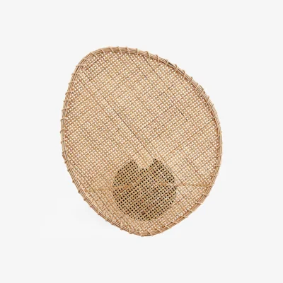 La Redoute Canopee Small Rattan Wall Light by E. Gallina