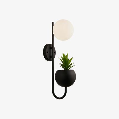 La Redoute Pluto Orb and Plant Wall Light