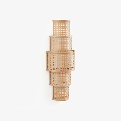 La Redoute Trepino 63cm High Bamboo Wall Light