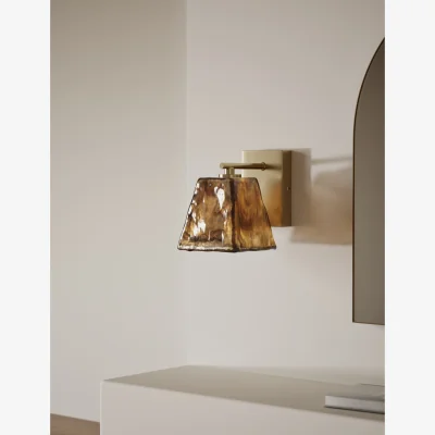 Marks & Spencer M&S Glass Wall Light Brown