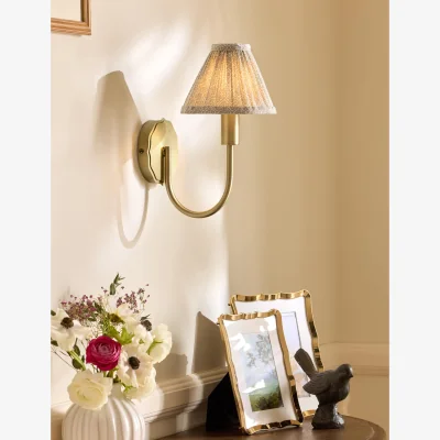 Marks & Spencer Laura Ashley Willowbrook Metal Wall Light Antique Brass
