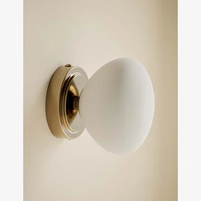 Marks & Spencer M&S Metal Soft Organic Form Wall Light Antique Brass