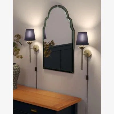 Marks & Spencer M&S Margot Brass Plug In Wall Light - Polished Brass, Polished Brass