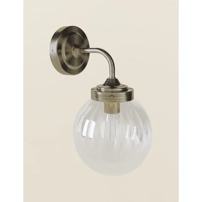 Marks & Spencer M&S Brompton Wall Light - Antique Brass, Antique Brass