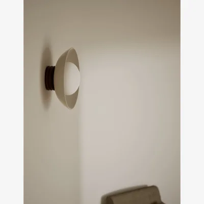 Marks & Spencer M&S Wooden Ribbed Wall Light Brown