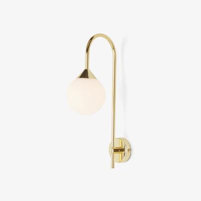 Made.com Faye Wall Light Single, Brass