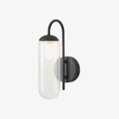 Made.com Rutha Outdoor Wall Light, Black