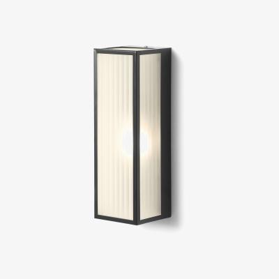 Made.com Paraga Long Outdoor Wall Light, Black