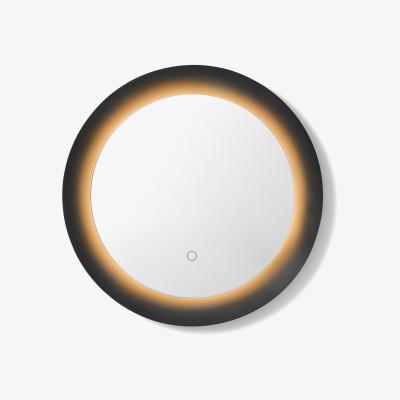 Made.com Nate Mirror with LED Light, Black