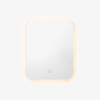 Made.com Aziz Rectangle Mirror with LED Light, Glass