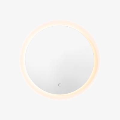 Made.com Aziz Round Mirror with LED Light, Glass