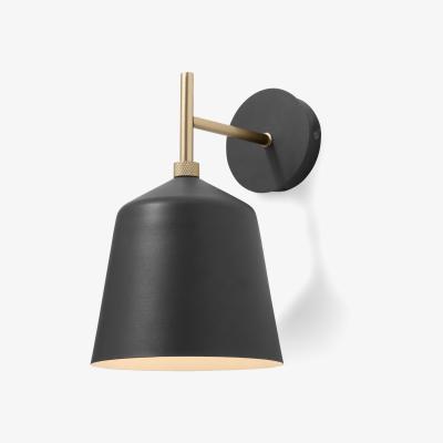 Made.com Lago Outdoor Wall Light, Black & Brass