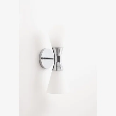 My Furniture Camille Single Wall Light Chrome