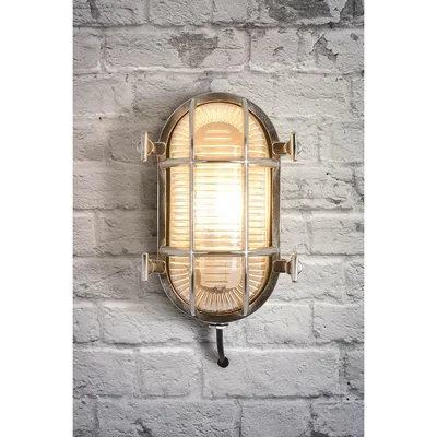 My Furniture Tristan Oval Cage Wall Light