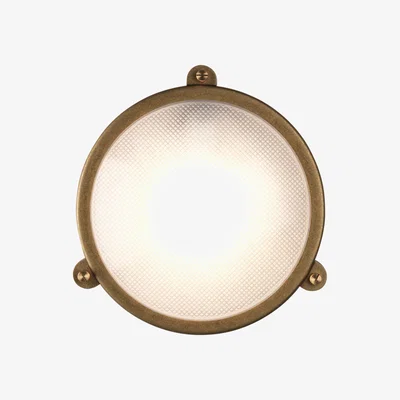 Made in Design Malibu Round Wall light - / Ceiling light - Ø 25 cm by Astro Lighting Gold/Metal