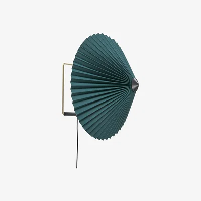 Made in Design Matin Large Wall light with plug - / LED - Ø 38 cm by Hay Green