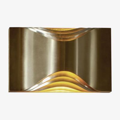 Made in Design Respiro Large Wall light - / L 29 cm - Metal by DCW éditions Gold/Metal