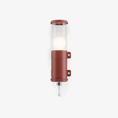 Made in Design Bendz Wall light - / H 30cm - Transparent by SAMMODE STUDIO Red