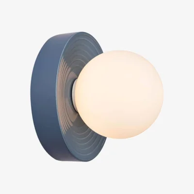 Made in Design Alicia Wall light ceramic blue / Small - Ø 16 cm - ELEMENTS LIGHTING