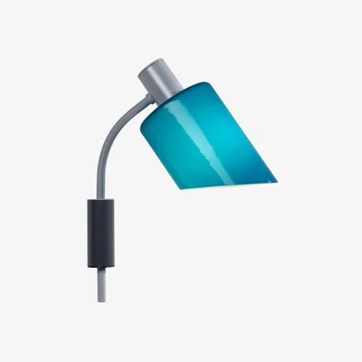 Made in Design Wall light with plug La Lampe de Bureau glass / Charlotte Perriand, 1965 - Nemo