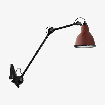 Made in Design N°222 XL Outdoor wall light - / Outdoor by DCW éditions Red/Black